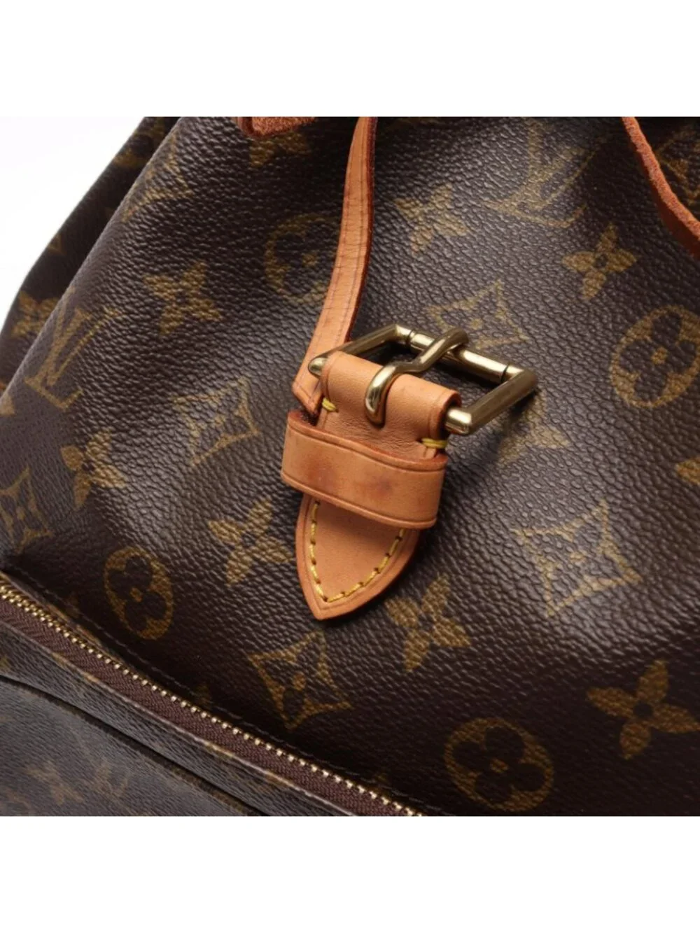 Louis Vuitton Backpack Montsouris GM Canvas Leather